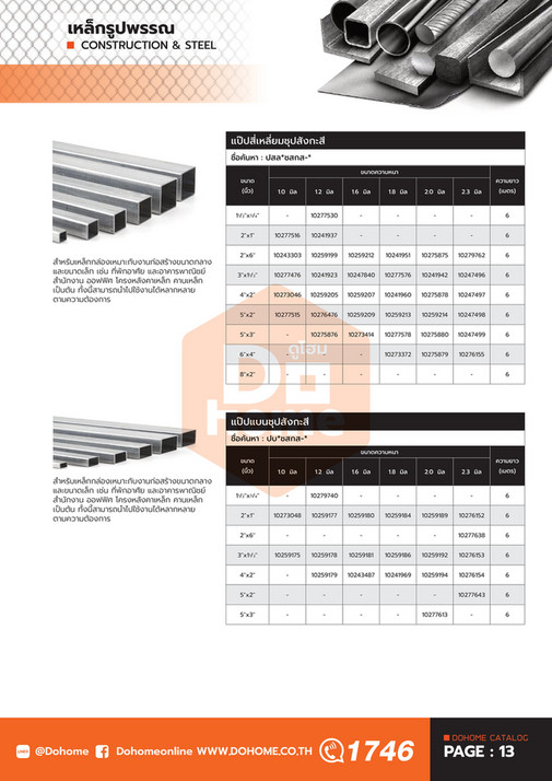 Dohome Dohome - Catalog Steel - Page 12-13